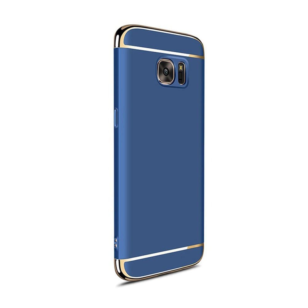 Suntechor Hard Case Samsung Galaxy Note 5 3 in 1 Anti-Scratch Shockproof Thin Electroplate Cover (Blue)