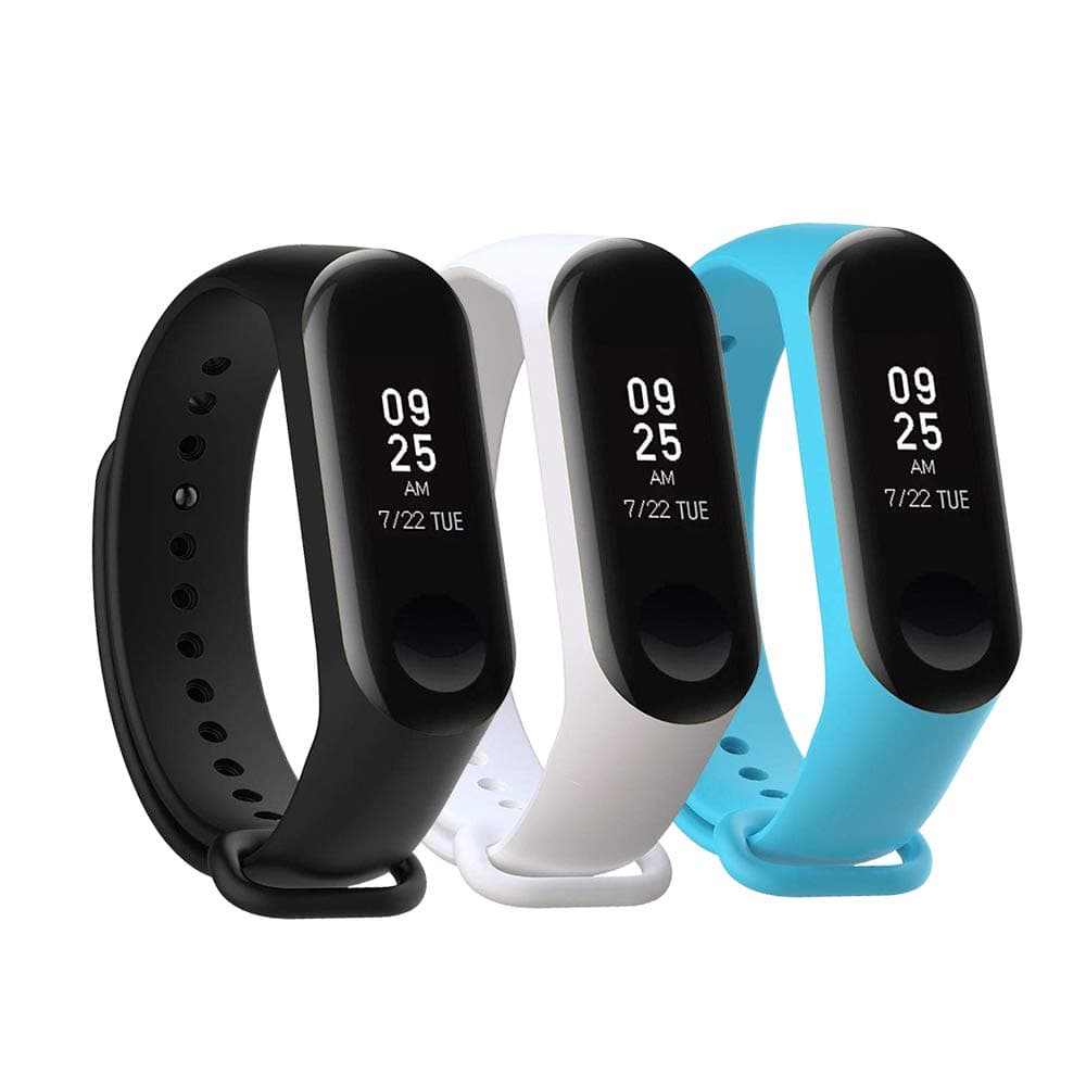 XiaomiTkasing mi band 4 strap,Soft bands mi band 4 strap mi band 3 strap,Colorful Wristbands Replacement Accessories Straps Bracelets for Mi band 4 strap