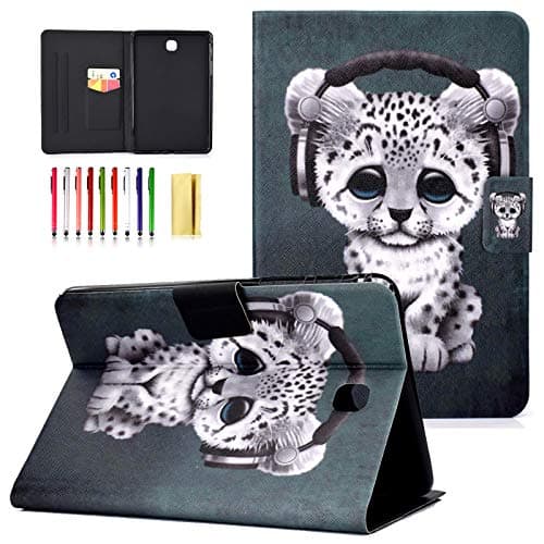 LittleMax Galaxy Tab A 8.0 Case Ultra Slim Thin PU Leather Stand Flip Case Auto Sleep/Wake Cover for Galaxy Tab A 8.0" SM-T350-3 Sloth