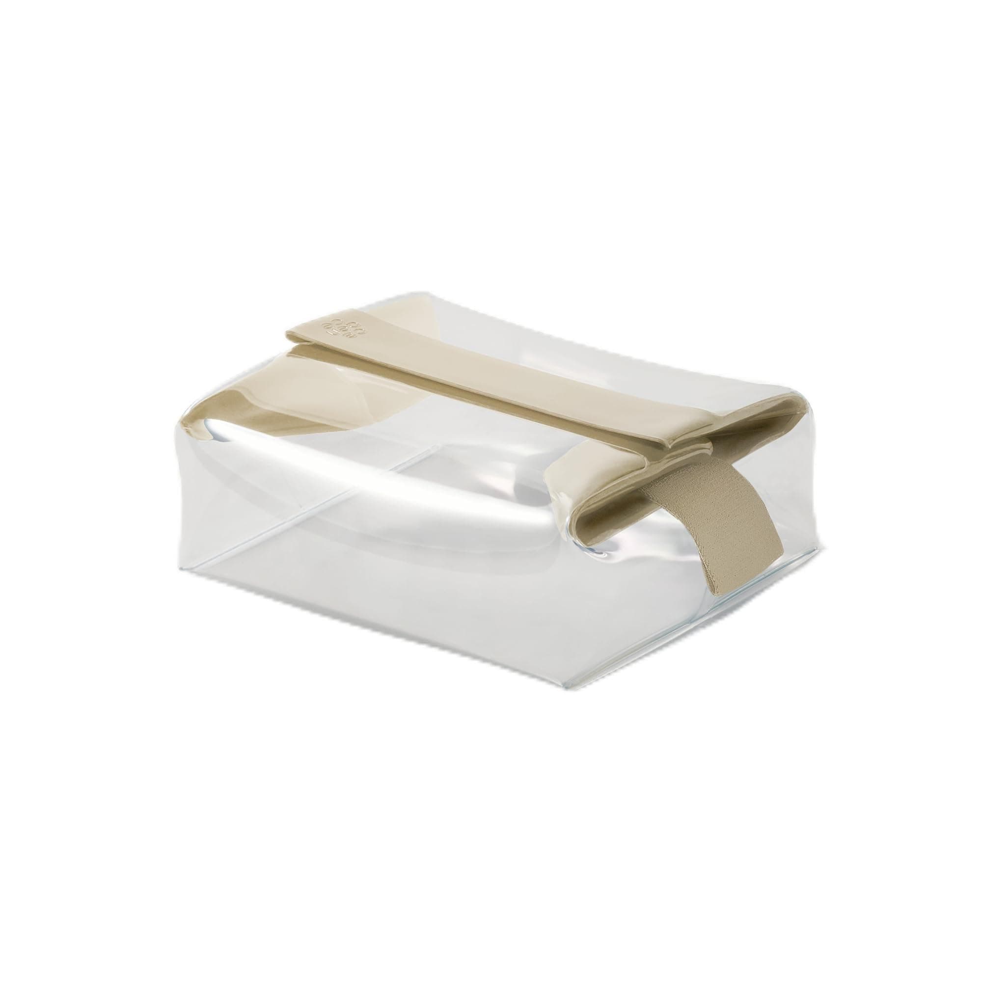 Cadence Parcel - Clear Dopp Kit with Magnetic Closure - Durable and Leak-Resistant Travel Toiletry Kit - TSA-Compliant & Modular Design - Small Hygiene Bag for Travel Essentials - 1 Qt