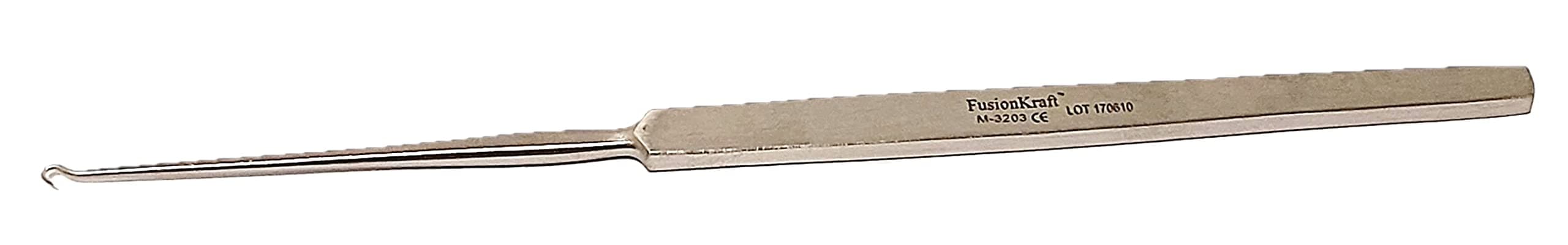 Gillies Skin Hook, Single Prong, Sharp Tip, 6.5" (Plastic, Nasal, Neuro Surgery Hook)