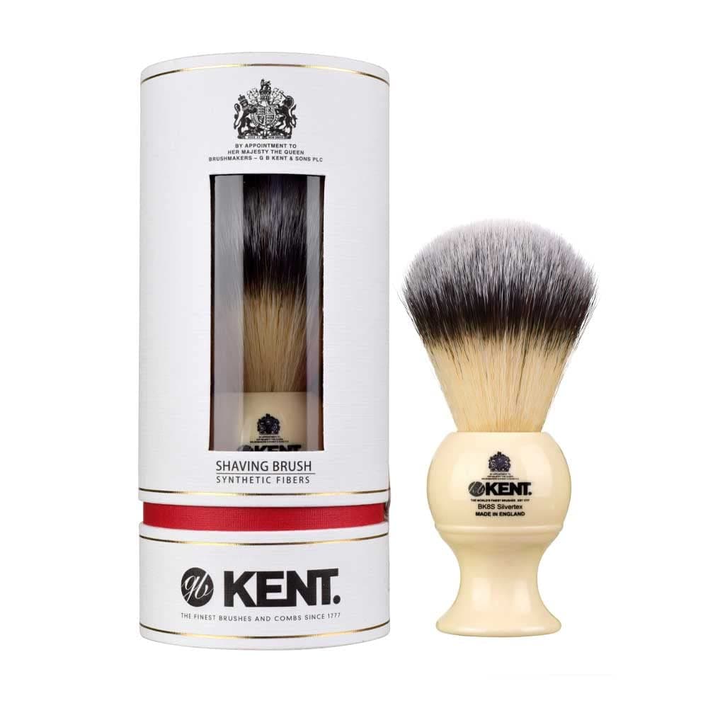 BK8S Silvertex Shaving Brush, Cream Handle