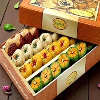 Sugarfree Assorted Mithai Box 200 GMS|Sweets Gift Pack|Sweets|Sweets Gift Pack|Diwali Sweets|Indian Mithai|Diwali Sweets Gift Box|Sweets Gift Box|Kaju Katli|Sugarfree Sweets