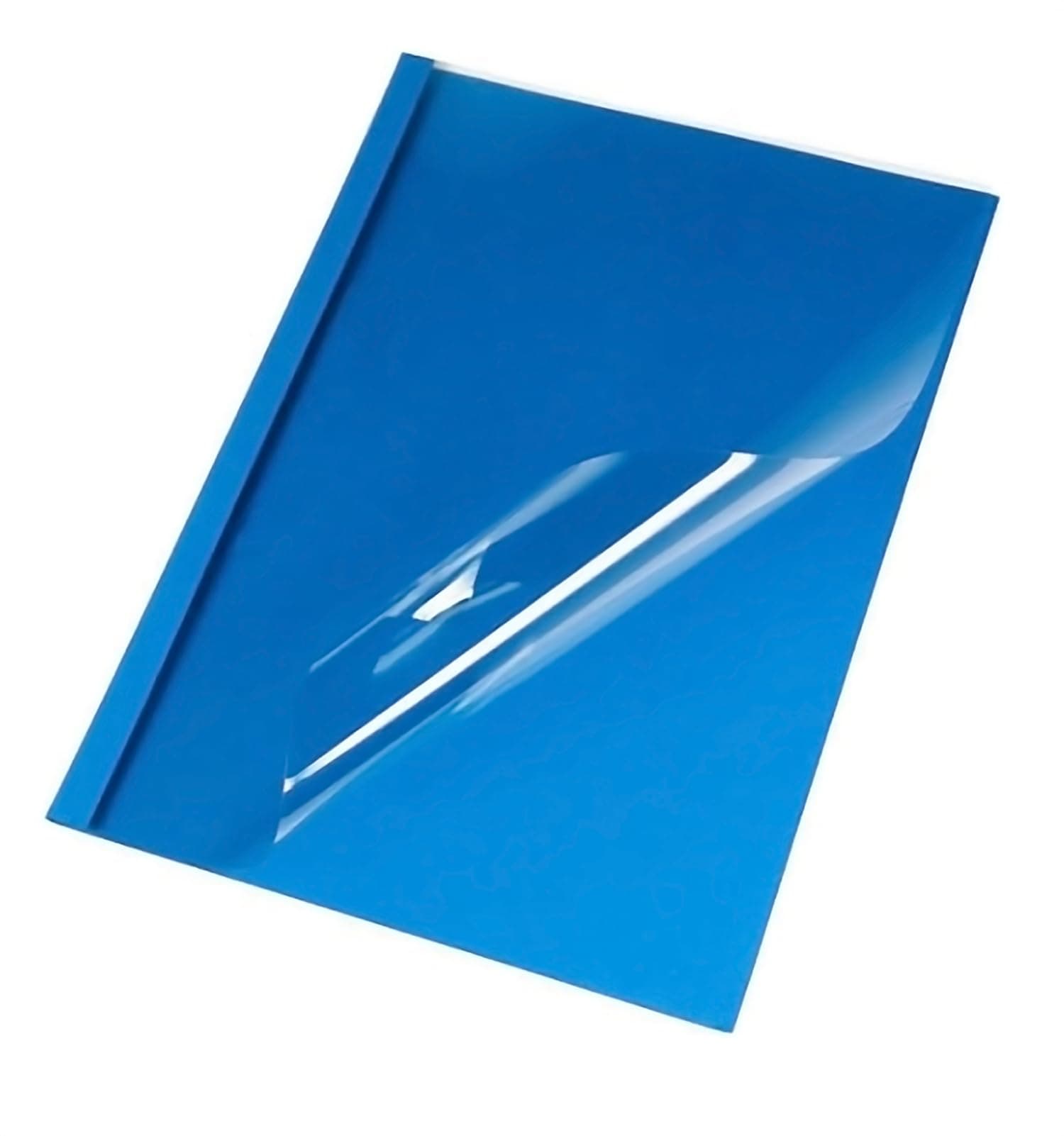 Pavo A4 Thermal Binding Cover 3 mm - Clear/Blue (Pack of 25)