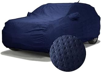PROTEGO All Weather Protection N-Series Car Cover for TATA Indigo ECS | Anti Dust, 100% Waterproof, Heat Resistant, UV Proof - Triple Stitched Elastic Grip with Mirror Pocket | (Blue)