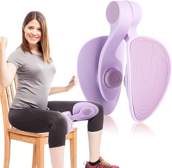 Hip & Pelvis Trainer | Thigh Master and Inner Thigh Exercise Equipment | Pelvic Floor Exerciser Device | Training Tool | for Home, Gym, Fitness, Workout,Stretcher for Men & Women- (Purple)