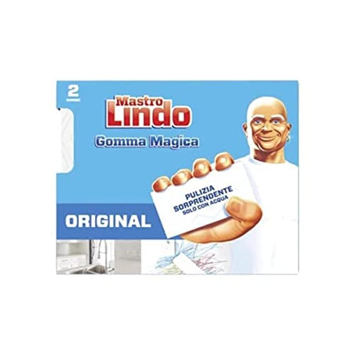 Mastro Lindo – The Magic Eraser, with Triple Layer – 2 erasers