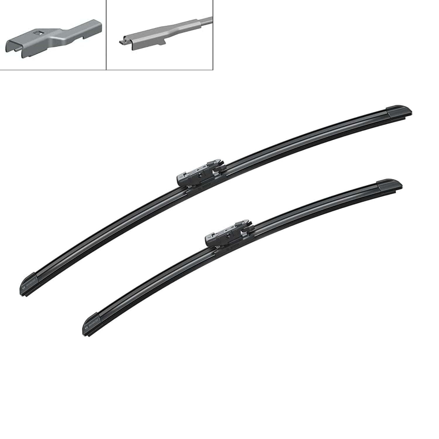 Bosch Aerotwin A292S - Front Windscreen Wipers - Set of 2 Replacement Blades - Comes with Pre-assembled Adapter - 2 Blades, 600 mm / 380 mm - Only for Left-Hand Drive (EU)