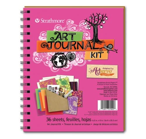 Artterro Art Journal Kit, Hot Pink