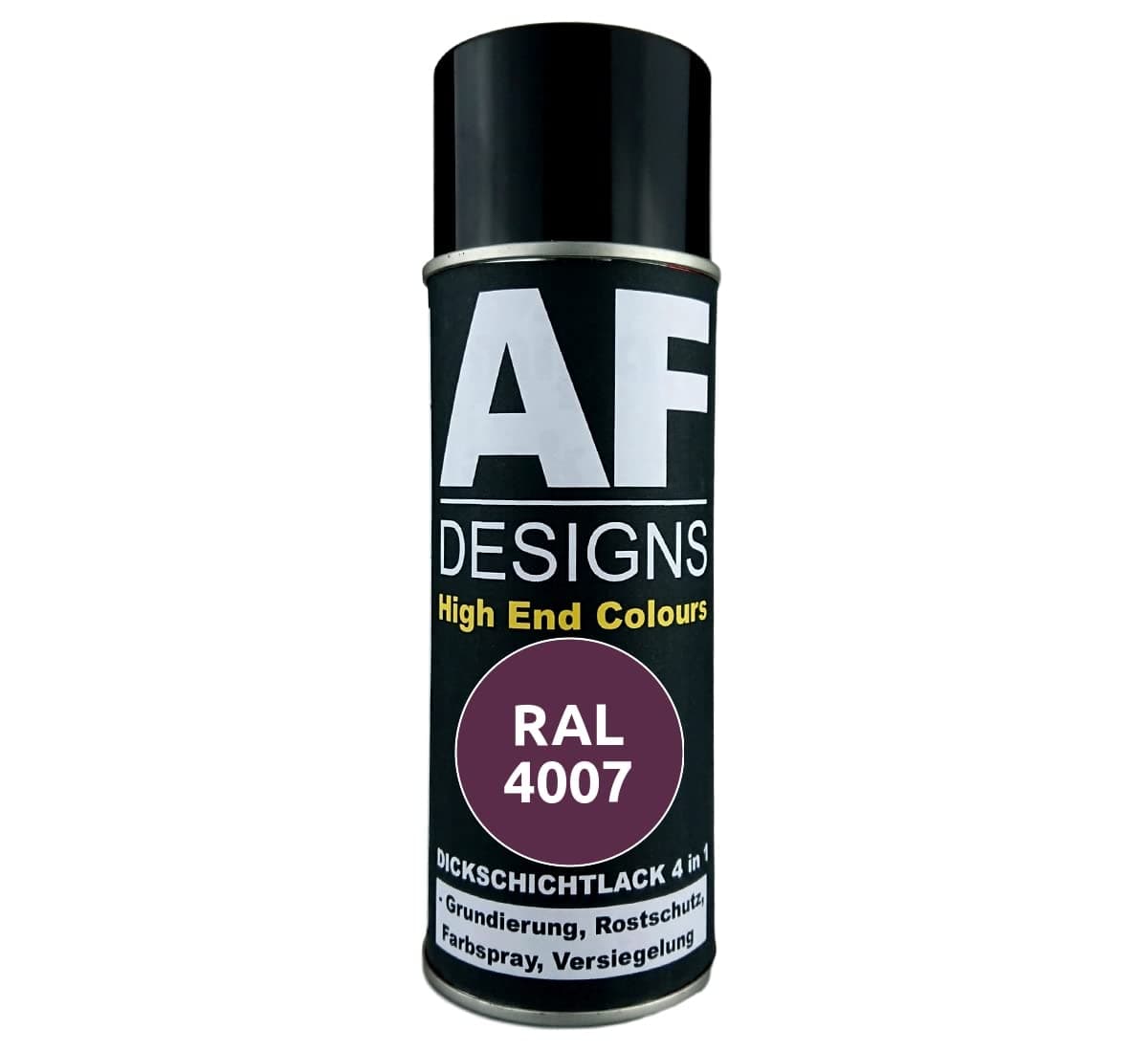 Alex Flittner Designs Rust Protection Paint 4-in-1 RAL 4007 Purple Metal Protective Paint Spray Rust Protection Paint Spray Can