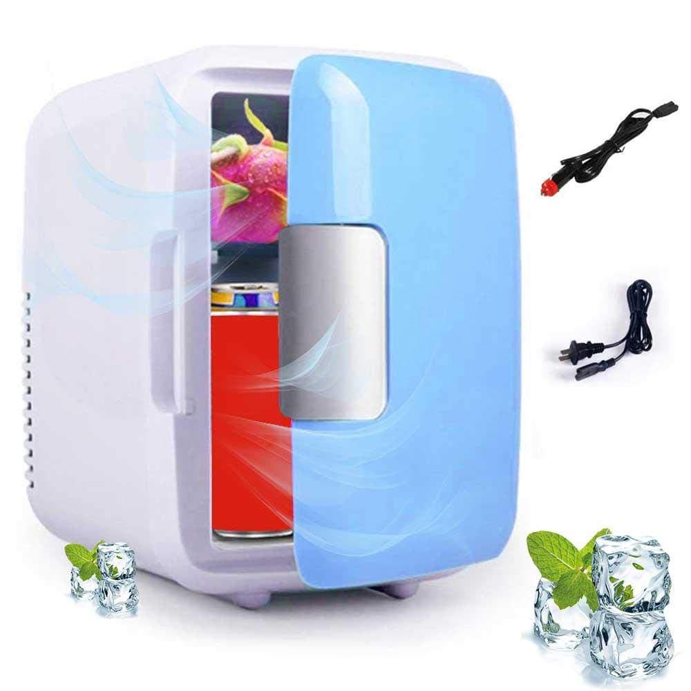 Mini Refrigerators,Cooler and Warmer Dual-use,Cosmetic Storage Moisturizing, Portable Compact Personal Fridge for Home,Office,Car