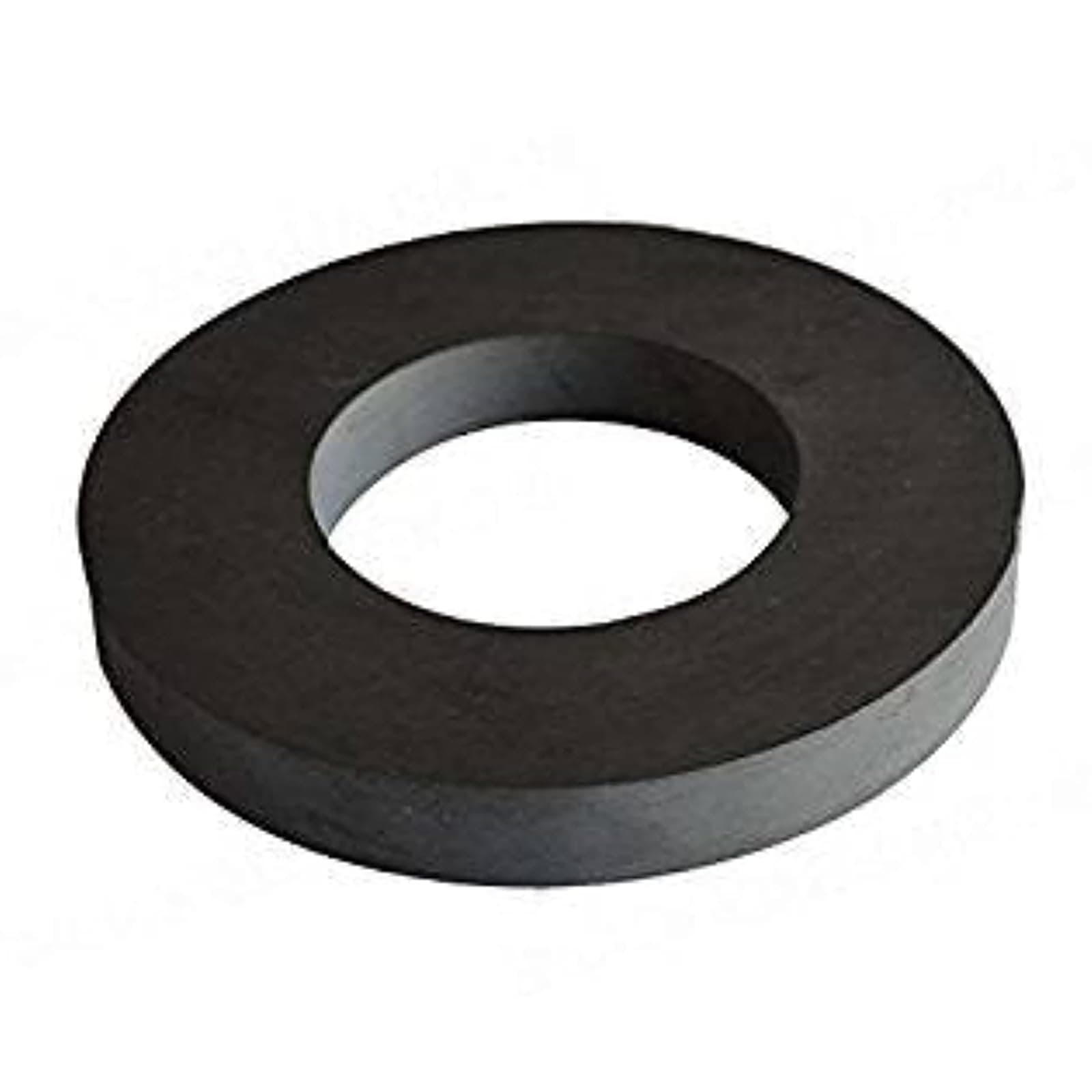Ferrite Ring Magnet, 4In Dia, Ceramic for Science Experiment