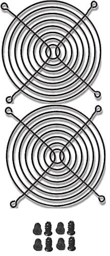 coolerguys120mm Black Finger Grills (2 Pack)