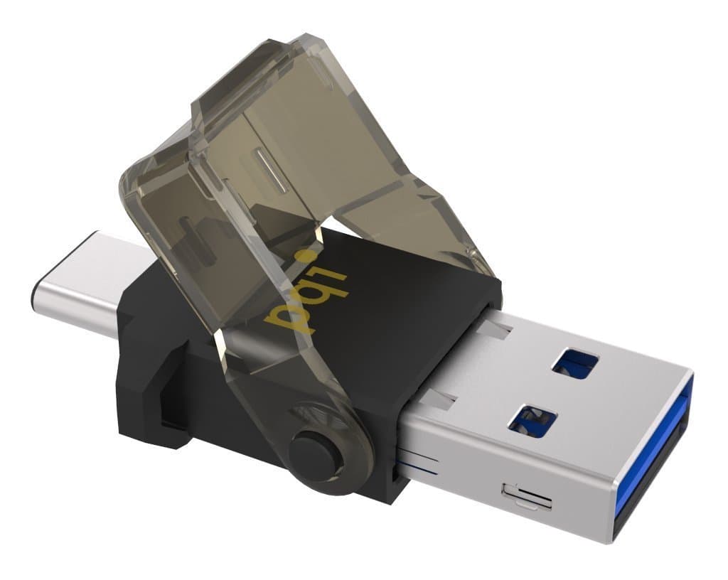 2 in 1 Micro SD Card Reader USB 3.1 Type C, 3.1 Type A with OTG for Smart Phone Tablet PC Macbook, connect 312 Memory Expansion External Storage USB Stick Card Adapter