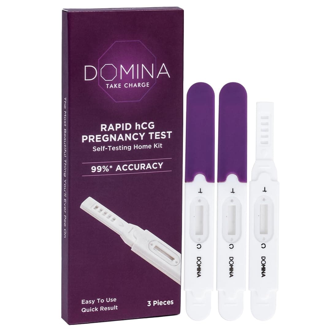 Rapid hCG Pregnancy Test Kit | Self-Testing Home Kit | One Step Process | 99% Accuracy | Midstream Test For Women | Easy To Use | 3 Kits | Quick Results