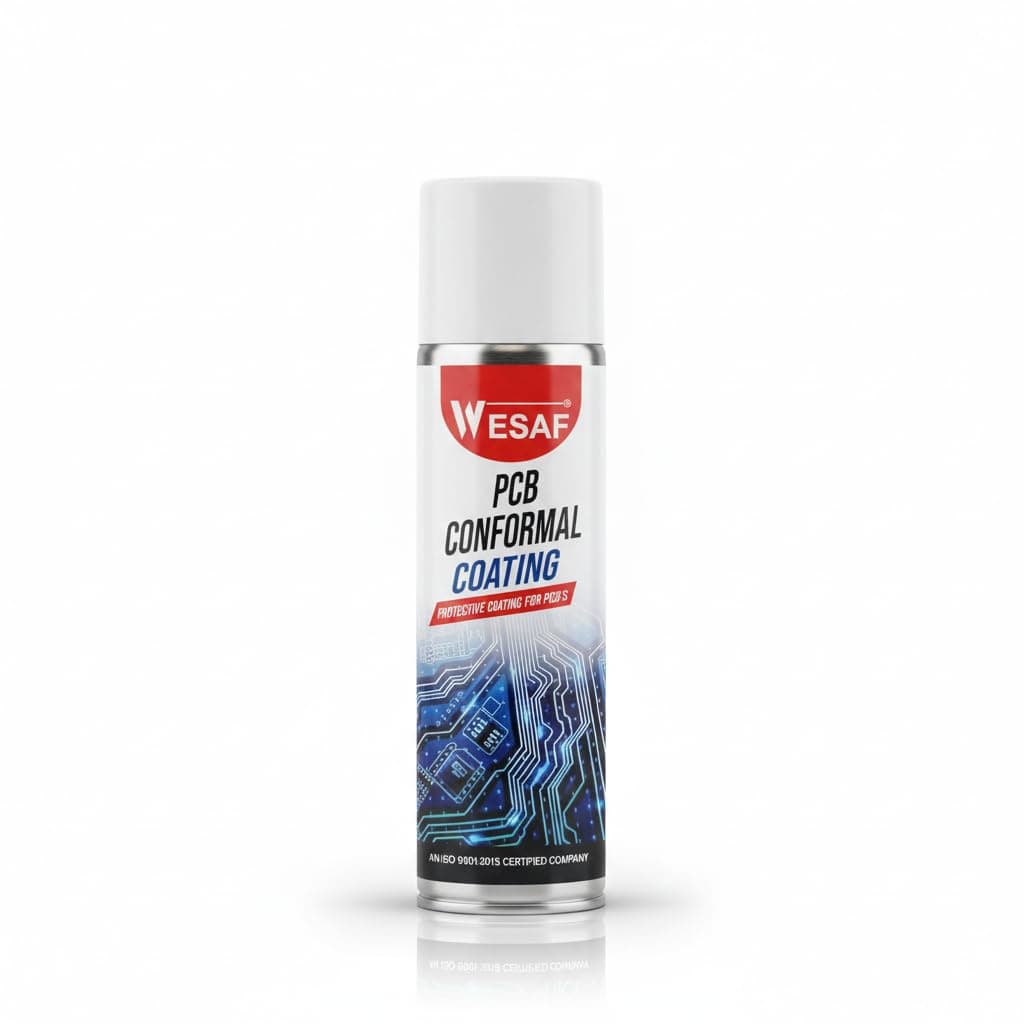 Wesaf Silicone Conformal Coating Spray for PCB 300g | Transparent Protective Coating | Quick Drying | Moisture and Dust Protection PCB Coating Spray (Grade-9124)