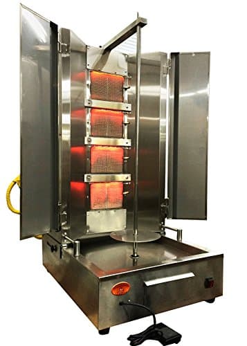 Gyro Machine- Shawarma Machine- Tacos al Pastor Machine- Doner Machine- Commercial Vertical Broiler by Spinning Grillers New York- Generation 4