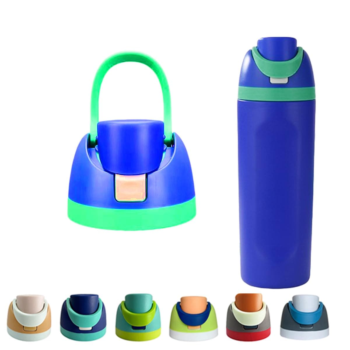 Replacement Cap for Owala Freesip, Replacement Lid Compatible with Owala Cup Sizes 16oz 24oz 32oz 40oz This BPA-Free One-Touch Water Bottle Top Cap ensures a Leak-Proof Seal (Blue)