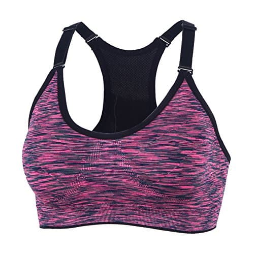 YEYELEMedium Support and Removable Pad Tank Top Racerback Post Surgery Sports Bras for Women