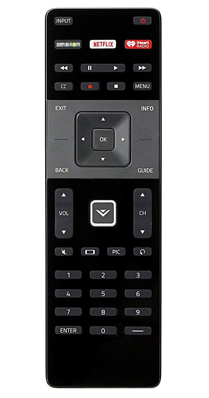 ALLIMITY XRT122 Replaced Remote Control fit for VIZIO TV E-Series D-Series D43-D1 D43-D2 D43-E2 D24-D1 D24H-E1 D32F-E1 D32H-D1 D32X-D1 D28H-D1 D32-D1 D39F-E1 D39H-D0 D40-D1