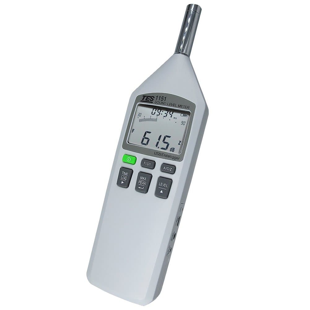 TES1151 Digital Sound Level Meter - data logging