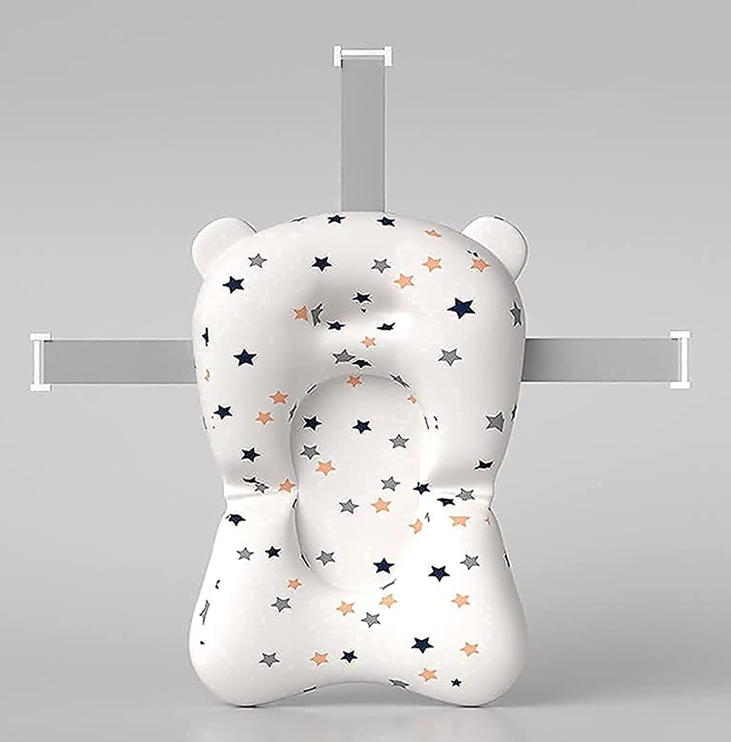 PREMIFY Baby Bath Pad, Adjustable Non-Slip Floating Infant Bath Support Cushion, Baby Bath Pillow for Bathtub, Bath Tub Seat Mat For New Born/Infants Bathing Support | Bath Organizers, 0-12 Months