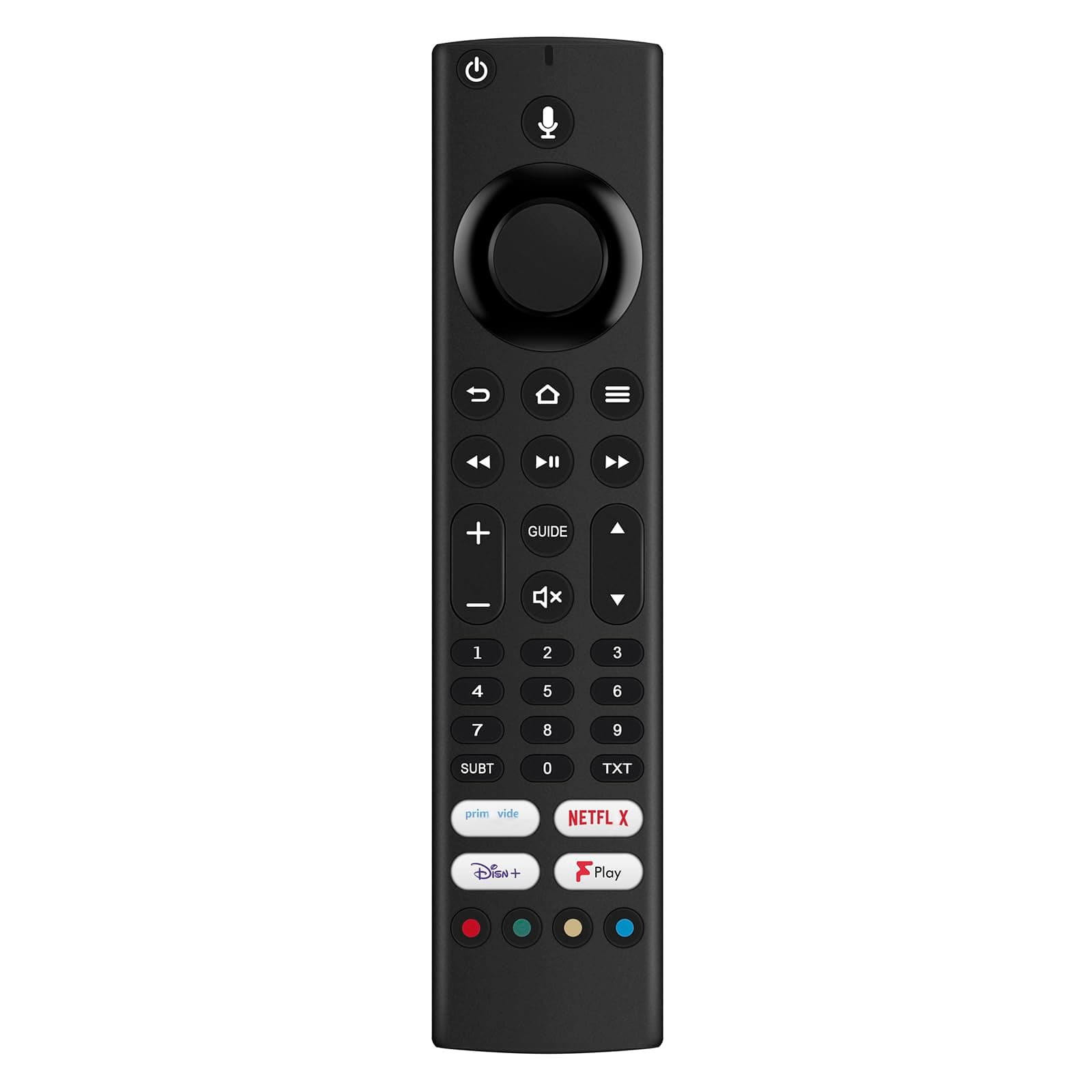VINABTY Fire Replacement Voice Remote Control fit for JVC Smart 4K Ultra HD HDR LED TV LT-43CF810 LT-50CF810 LT-55CF810 LT-65CF810