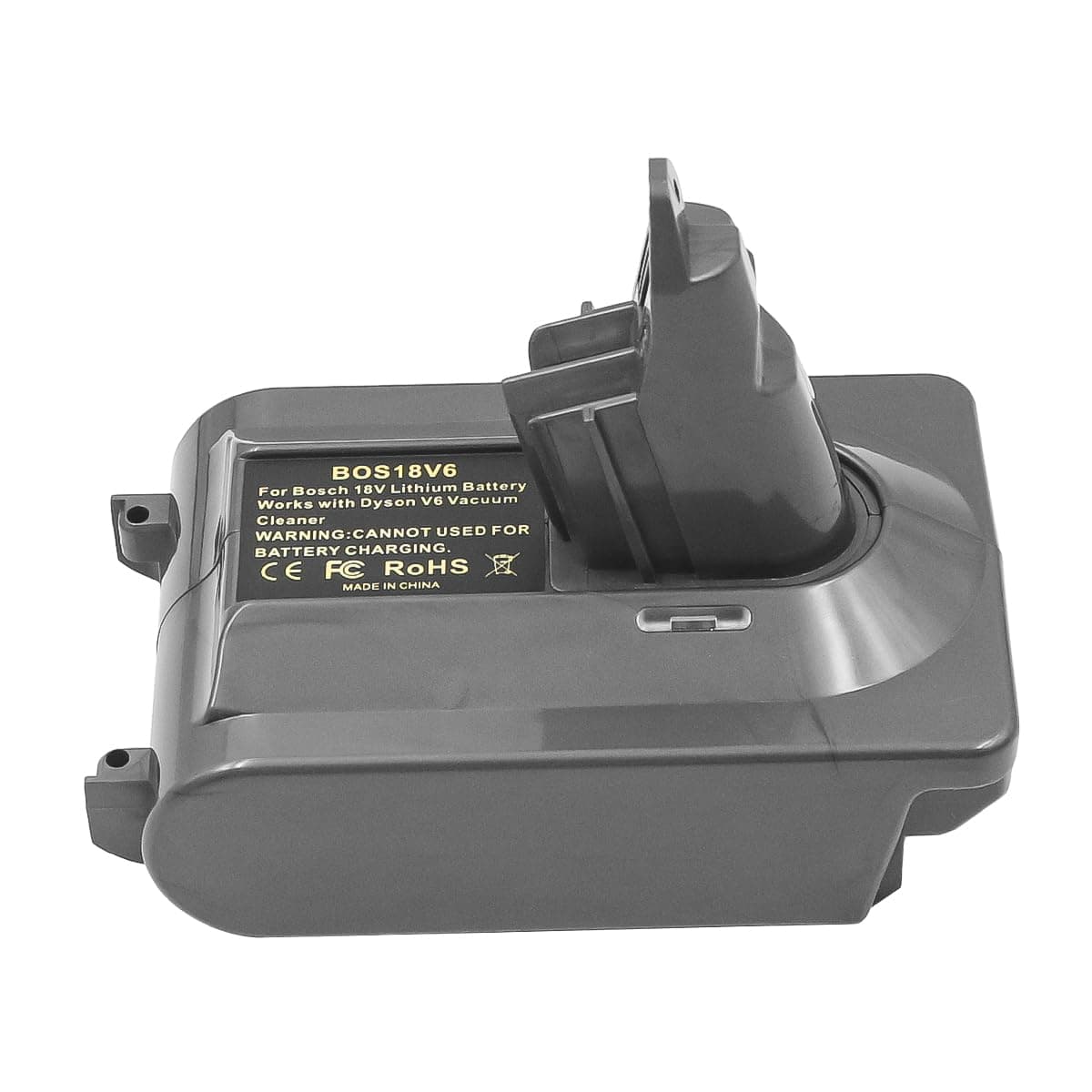 ZONADAH V6 Adapter for Bosch 18V Battery Converted to Replace Dyson V6 Battery Works for Dyson V6 Series Vacuum Cleaner Sweeper (Adapter Only)