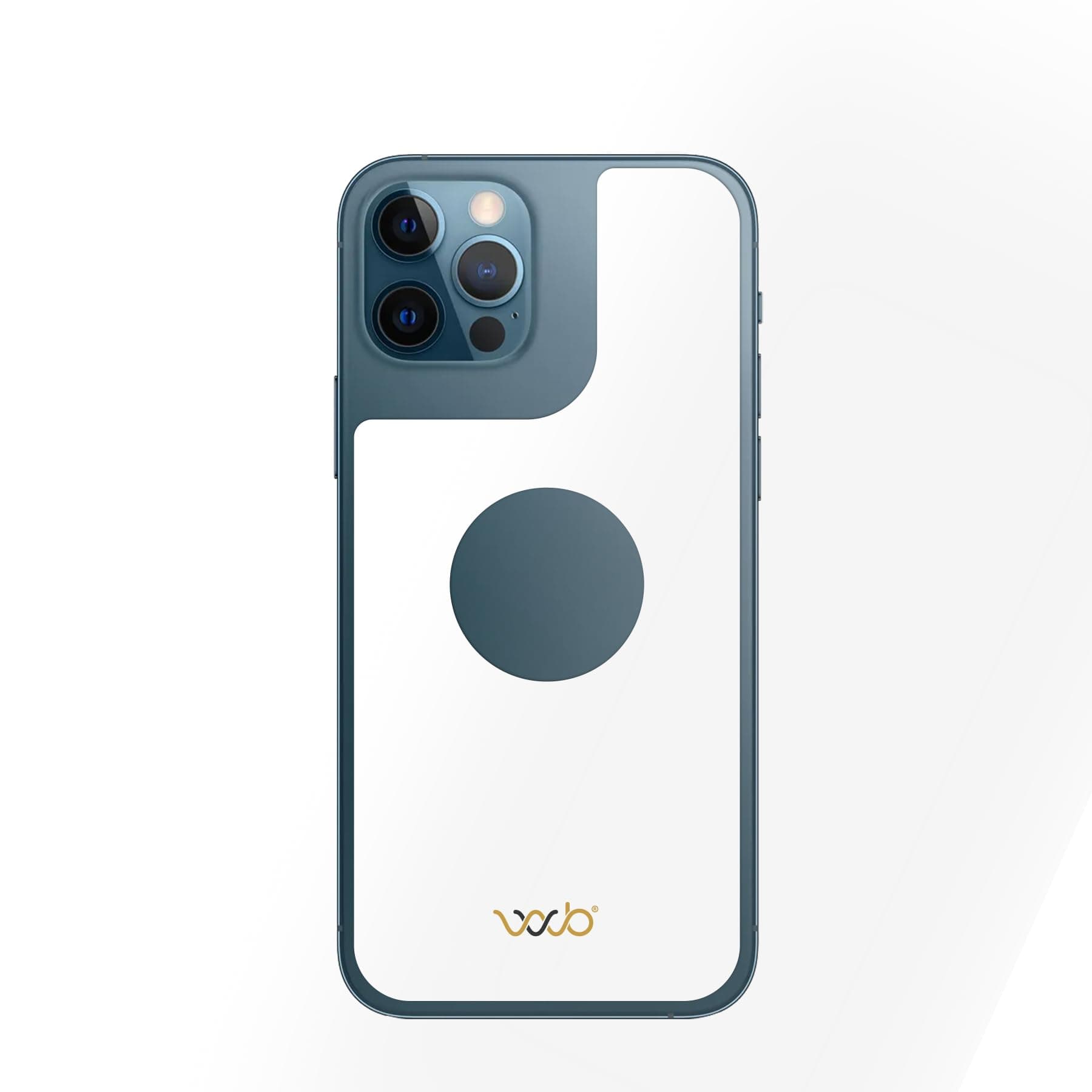 WaveBlock iProtect Protection Sticker for iPhone 12, 12 Pro and 13 Pro, Harm Blocker for Cell Phone, 5G Shield Reduction, Fits Beneath Case, Tested in FCC Certified Lab