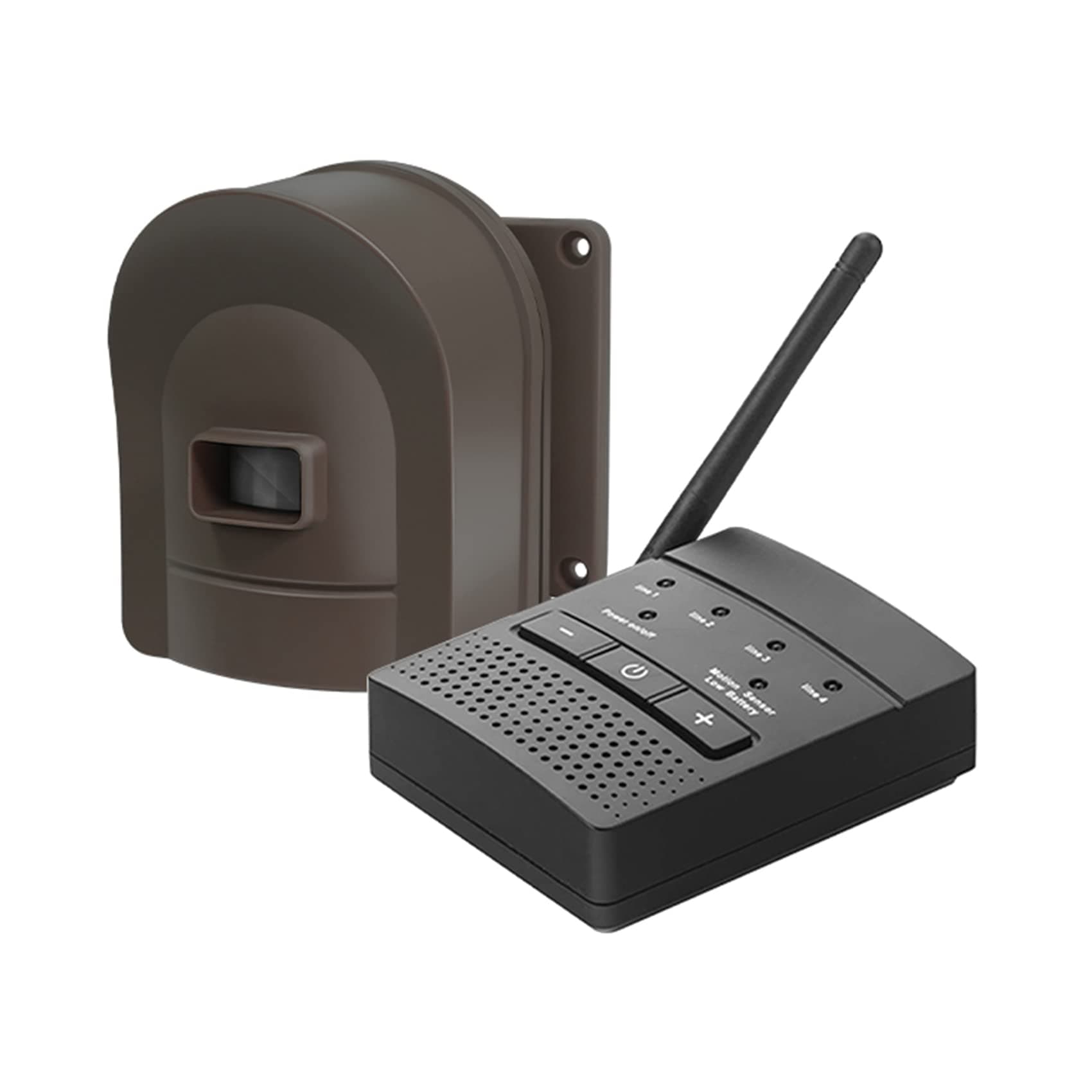 1/2 Mile Long Range Wireless Driveway Motion Alarm System Outdoor Weatherproof Motion Sensor & Detector (1 Base Receiver and 1 Coffee Sensor)