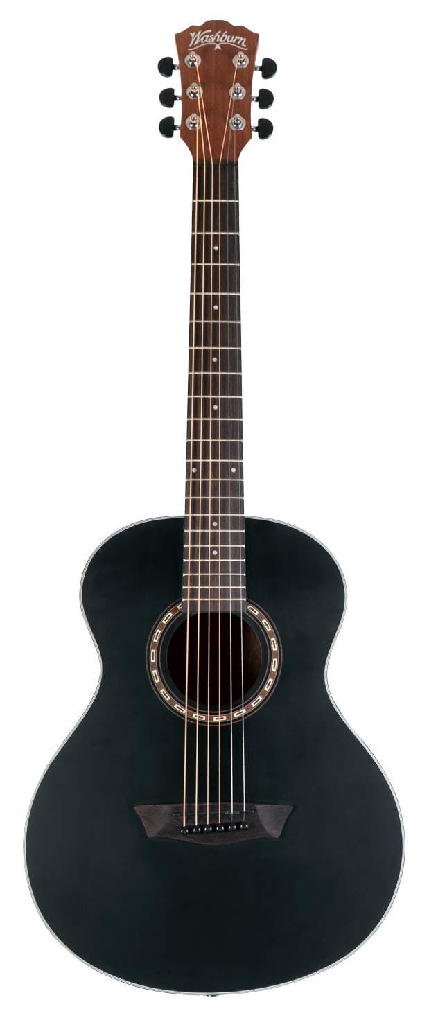 Apprentice Series 6 String Acoustic Guitar, Right, Black Matte (AGM5BMK-A)