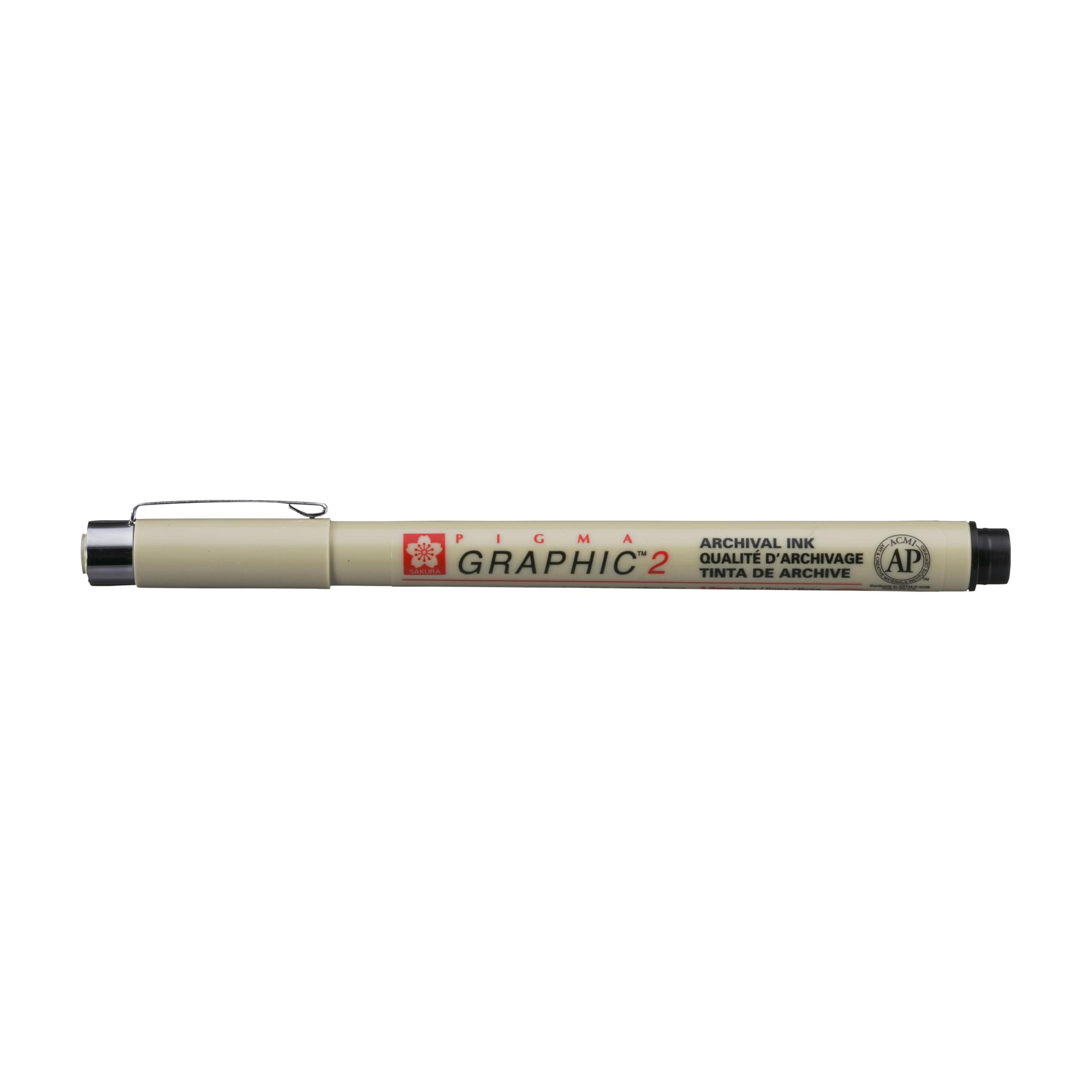 Pigma Graphic Pen 2.0mm Bulk Black