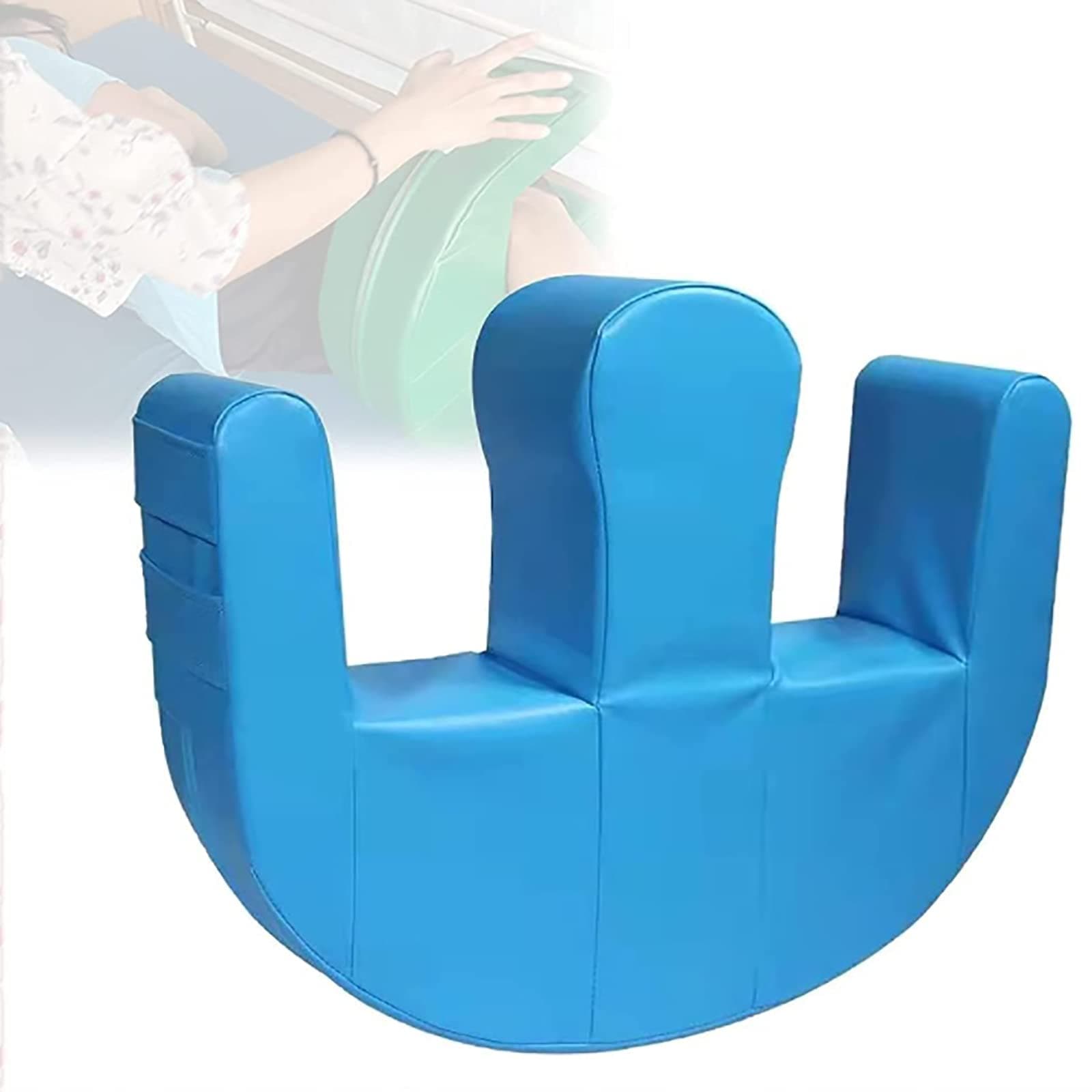 – summerr Patient Turning Device, Elderly Padded Bed Transfer Nursing Tool Leg Positioner Pillows, Paralyzed Patients Safety Lifting Aids Home Bed Assist (Color : Blue)