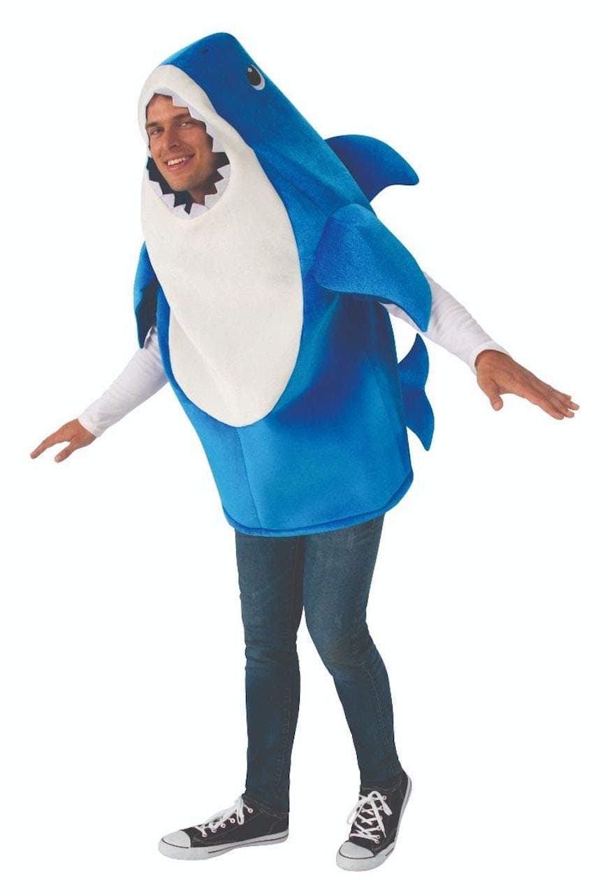 Baby Shark: Daddy Shark Costume with Sound Chip for Adults, Men's Standard