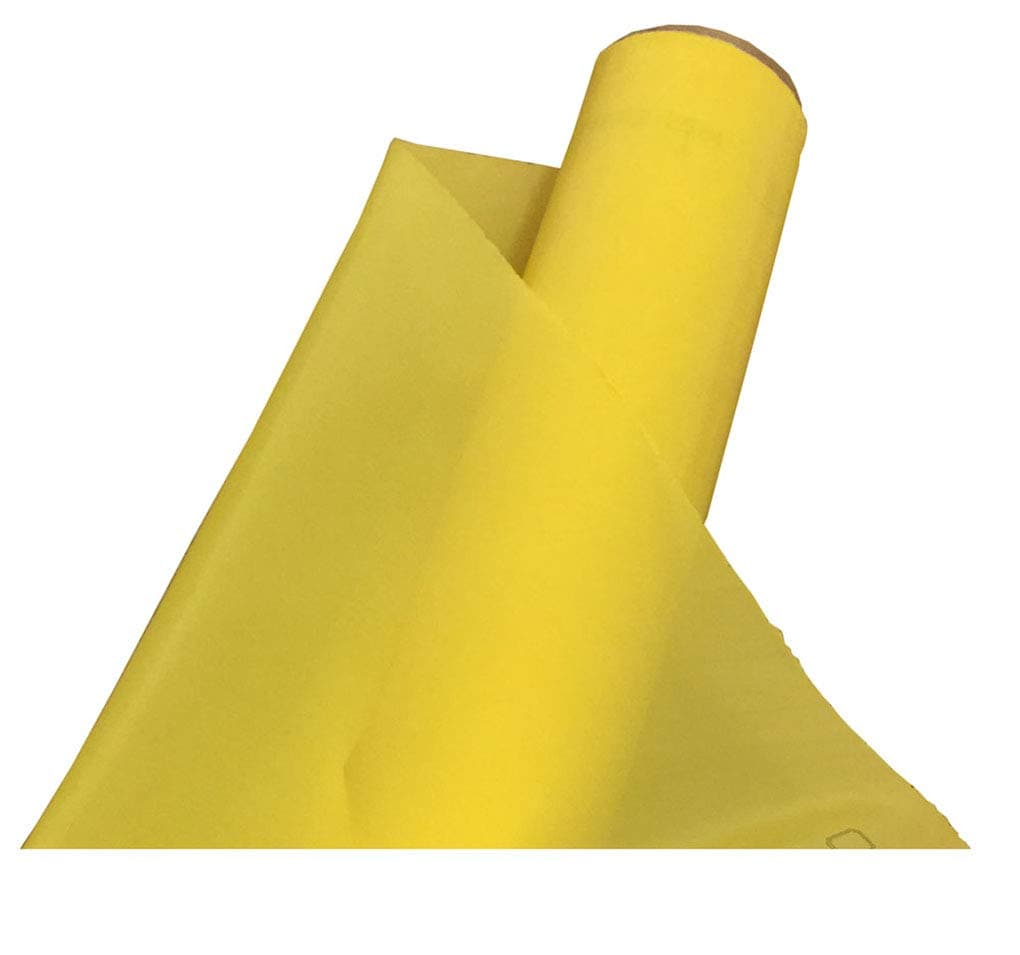 YLZ Screen Printing Mesh Polyester Silk Screen Fabric Cloth-230Mesh/90T 65Inch x 118Inch Yellow