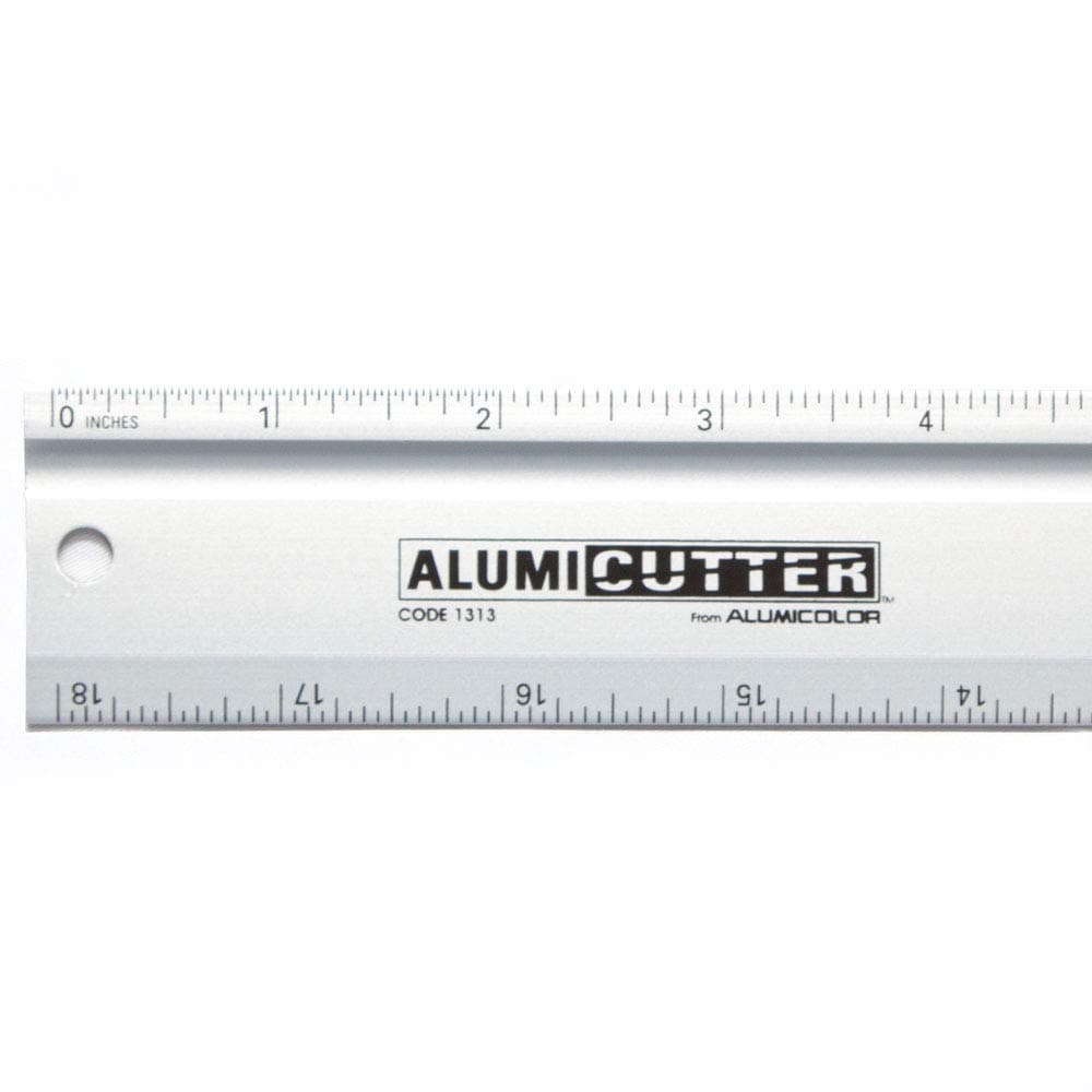 Straight-Edge Alumicutter Size: 18",Silver