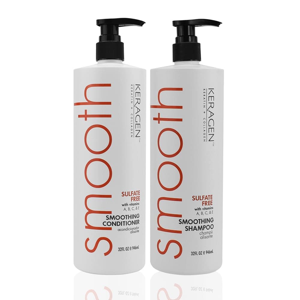 Smoothing Shampoo & Conditioner 32oz Combo Set