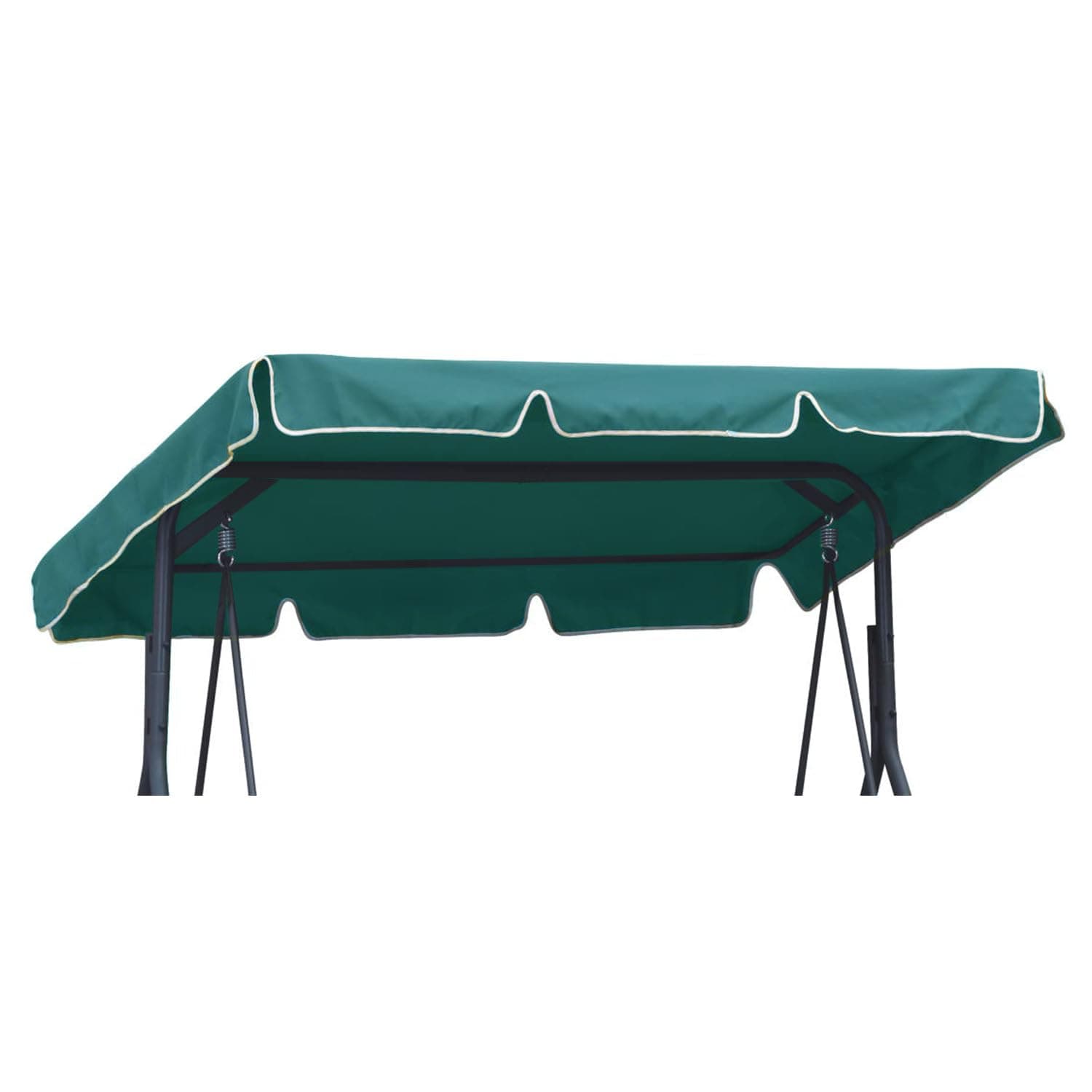Universal coloured replacement canopy for Garden Swing Cover 3 seater size 115 x 188 cm Patio Hammock Cover Top Garden Outdoor Green [101]