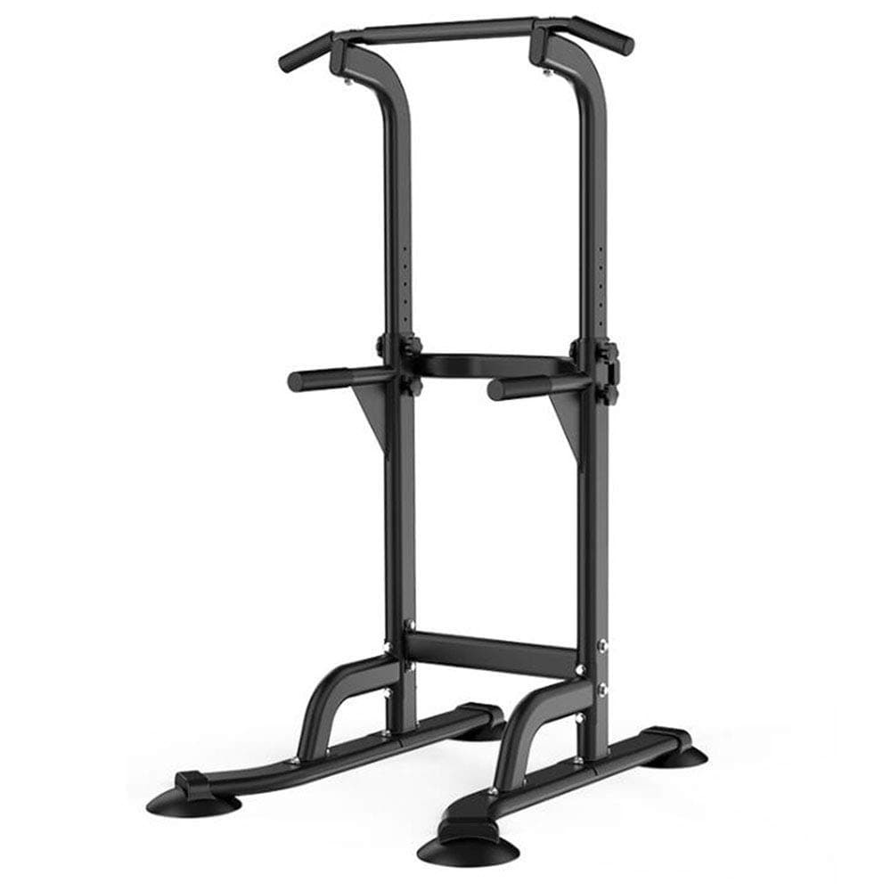NXLWXN Pull Up & Dip Station Dip Stand Power Tower Adjustable Height Multi-Functional Home Strength Training Fitness Workout Station