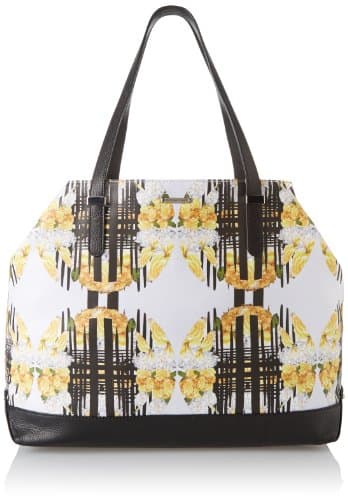 Rebecca Minkoff Cherish Tote,Black/White Patchwork,One Size