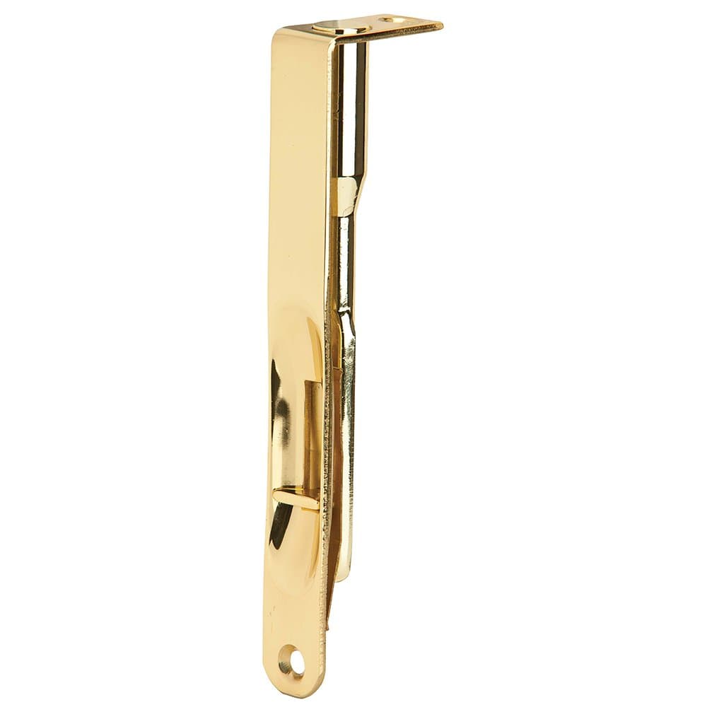 SCHLAGE Ives by Schlage 265B3 Schlage Flush Bolt, Solid, Bright Polished, Brass