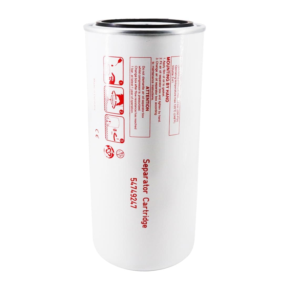 54749247 Air/Oil Separator Replace for Air Compressor