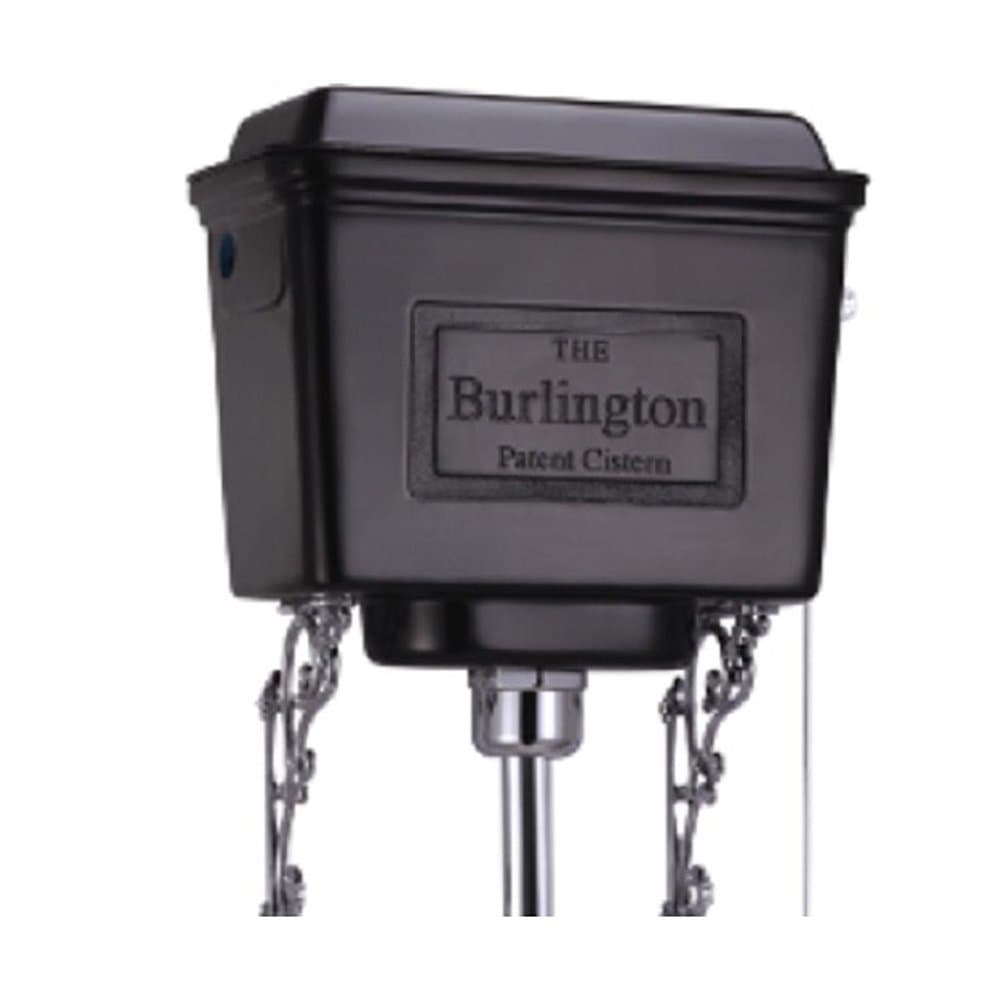 Burlington Aluminium High Level Cistern (Black)