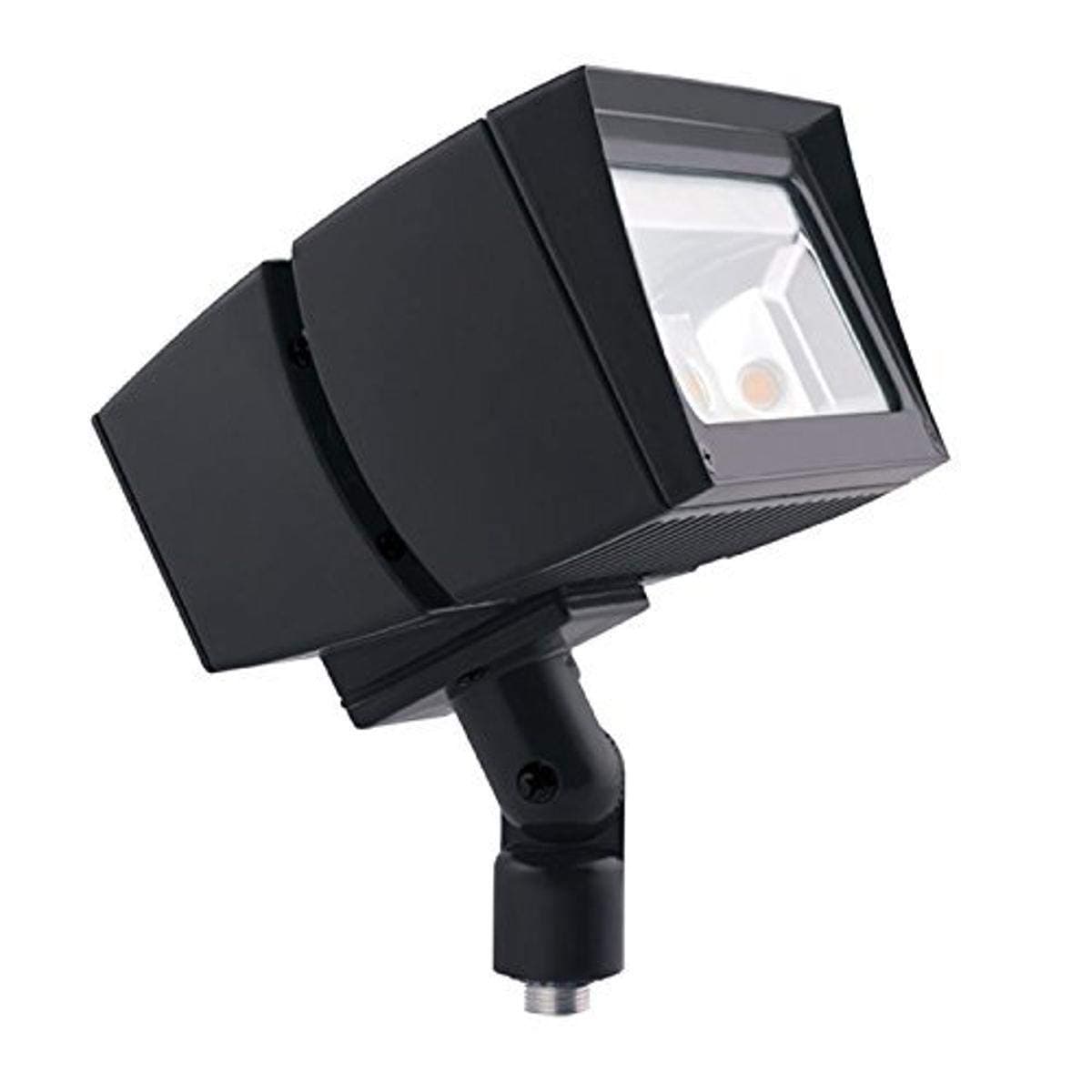 RAB Lighting FFLED52 FFLED 52W LED Floodlight, 5000 K (Cool) Color Temp, Arm Mounted, Standard Type, Bronze Finish