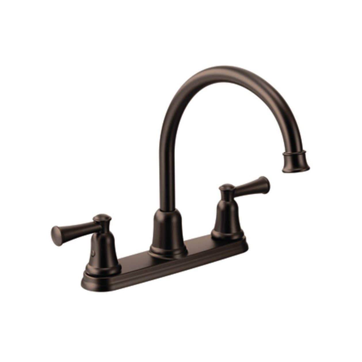 CA41611OWB Capstone High-Arc Spout Two-Handle Kitchen Faucet, Old World Bronze