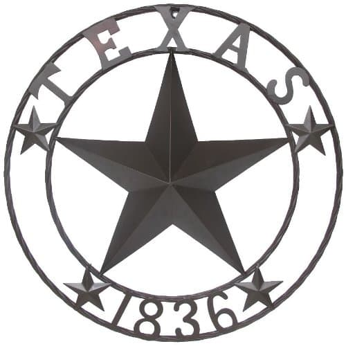 LL Home Texas 1836 Metal Star