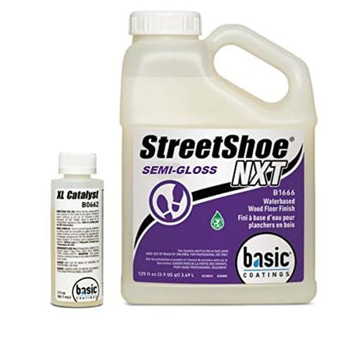 Basic Coatings STREETSHOE?Waterbased Wood Floor Finish Semi-Gloss 1 Gallon by Basic Coatings