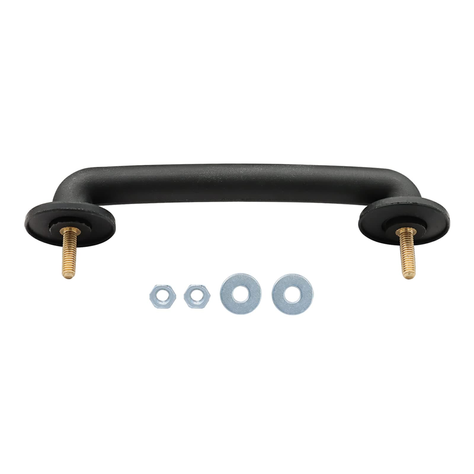 YITHSWAY Front Windshield Hold Down Bracket, Strap Hood Footman Loop Replace 55176422, Compatible with 1997-2006 Jeep Wrangler TJ, 2007-2018 Jeep Wrangler JK, ABS Plastic, Black