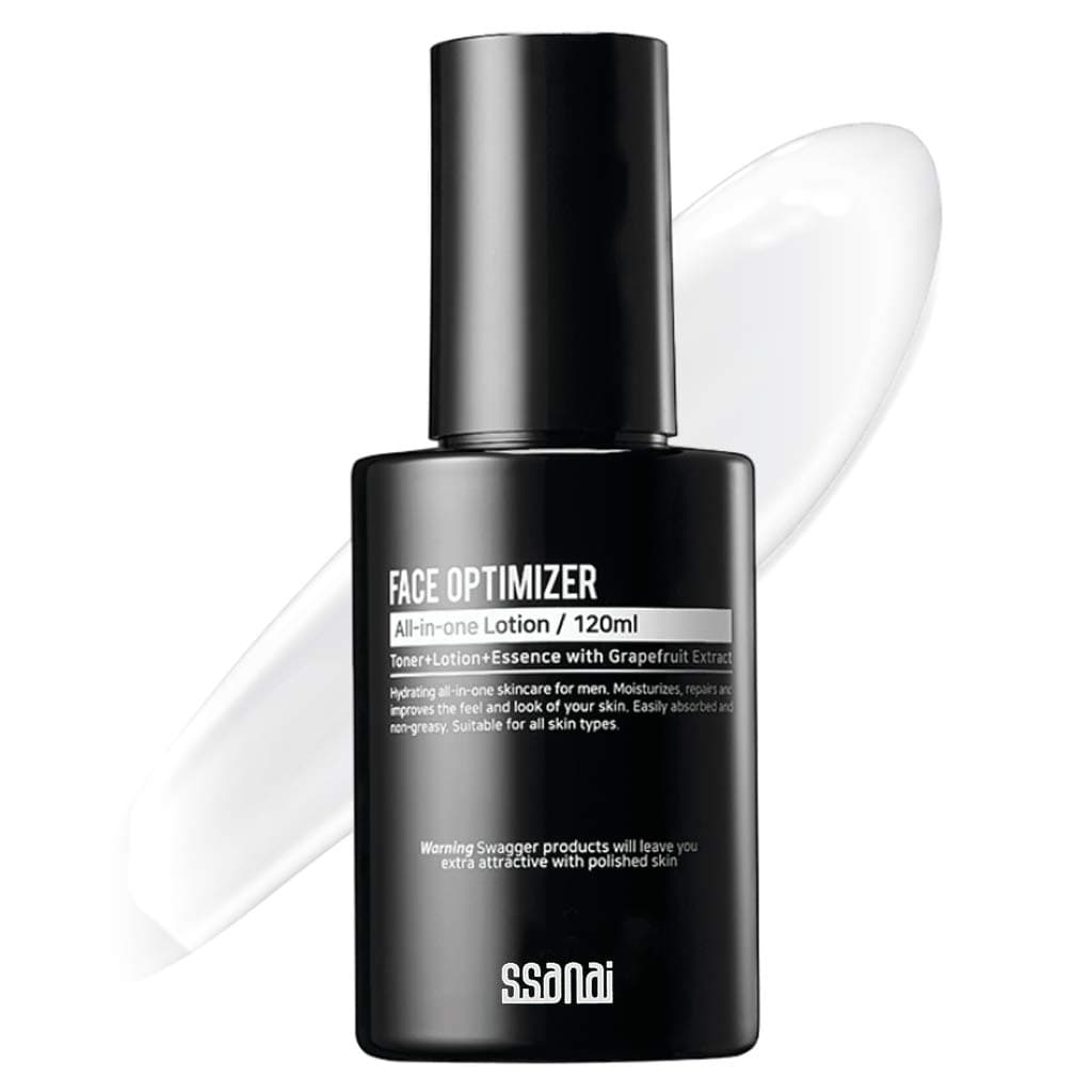 Face Optimizer - Men's Maximum Hydration 3 in 1 Nourishing Lotion Face Moisturizer Treatment for Oily Dry Acne-Prone Skin Daily Facial Cream Aftershave with Organic Natural Ingredients