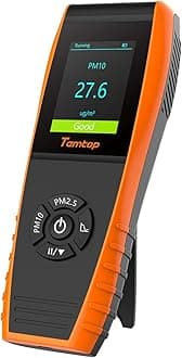 P600 Air Quality Laser Particle Detector Professional Meter Accurate Testing for PM2.5/PM10 TFT Color LCD Display